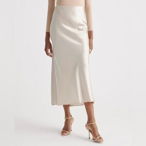 100% Washable Silk Maxi Skirt